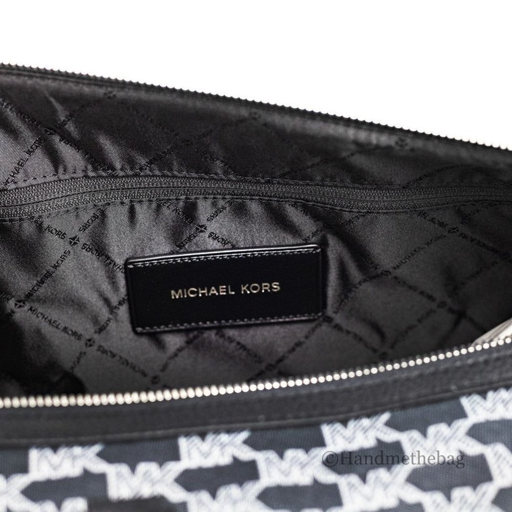 NEW Michael Kors Bag Cooper Black Signature Duffle Travel Luggage Bag NWT - Picture 5 of 5